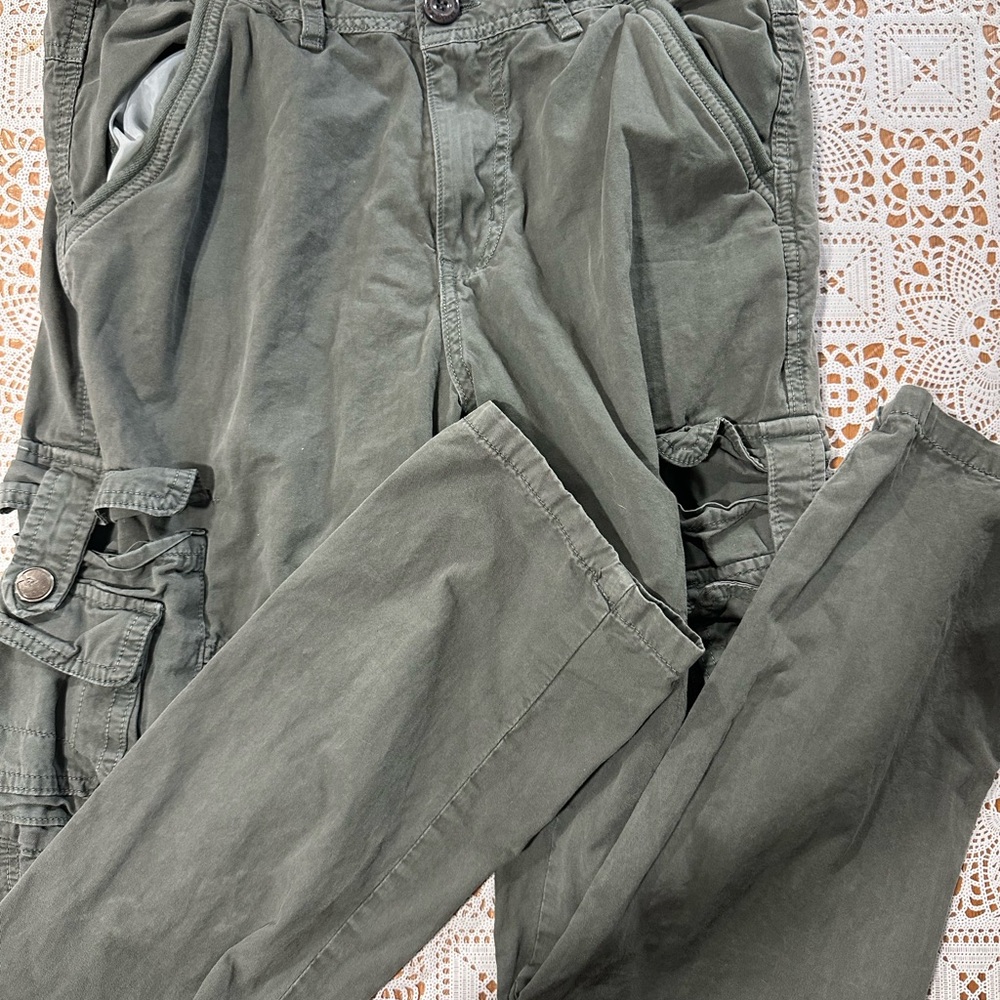 Men's Olive Green Cargo Pants 30/30